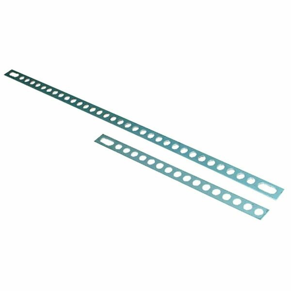 Spark Metal Mounting Back Straps, Silver - 9 in. SP453032
